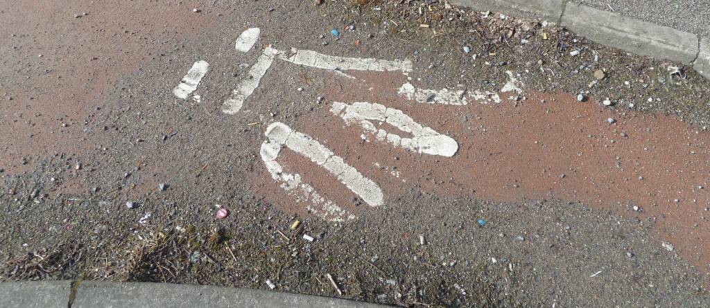 Abandoned and neglected cycle infrastructure