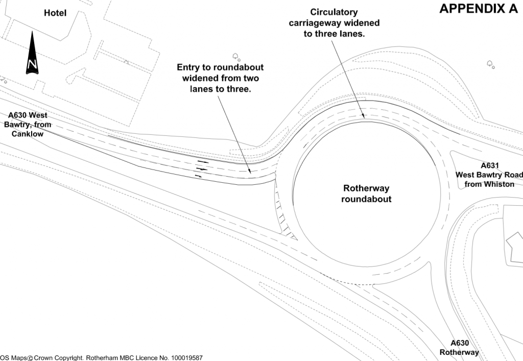 Rotherway Roundabout Preliminary Drawing